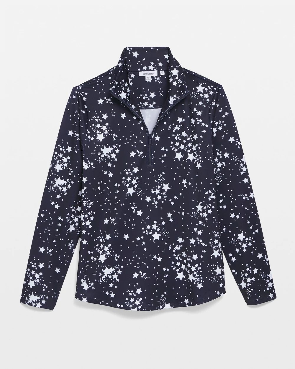 Zenergy® UPF Knit Star Half Zip Top | Chico's
